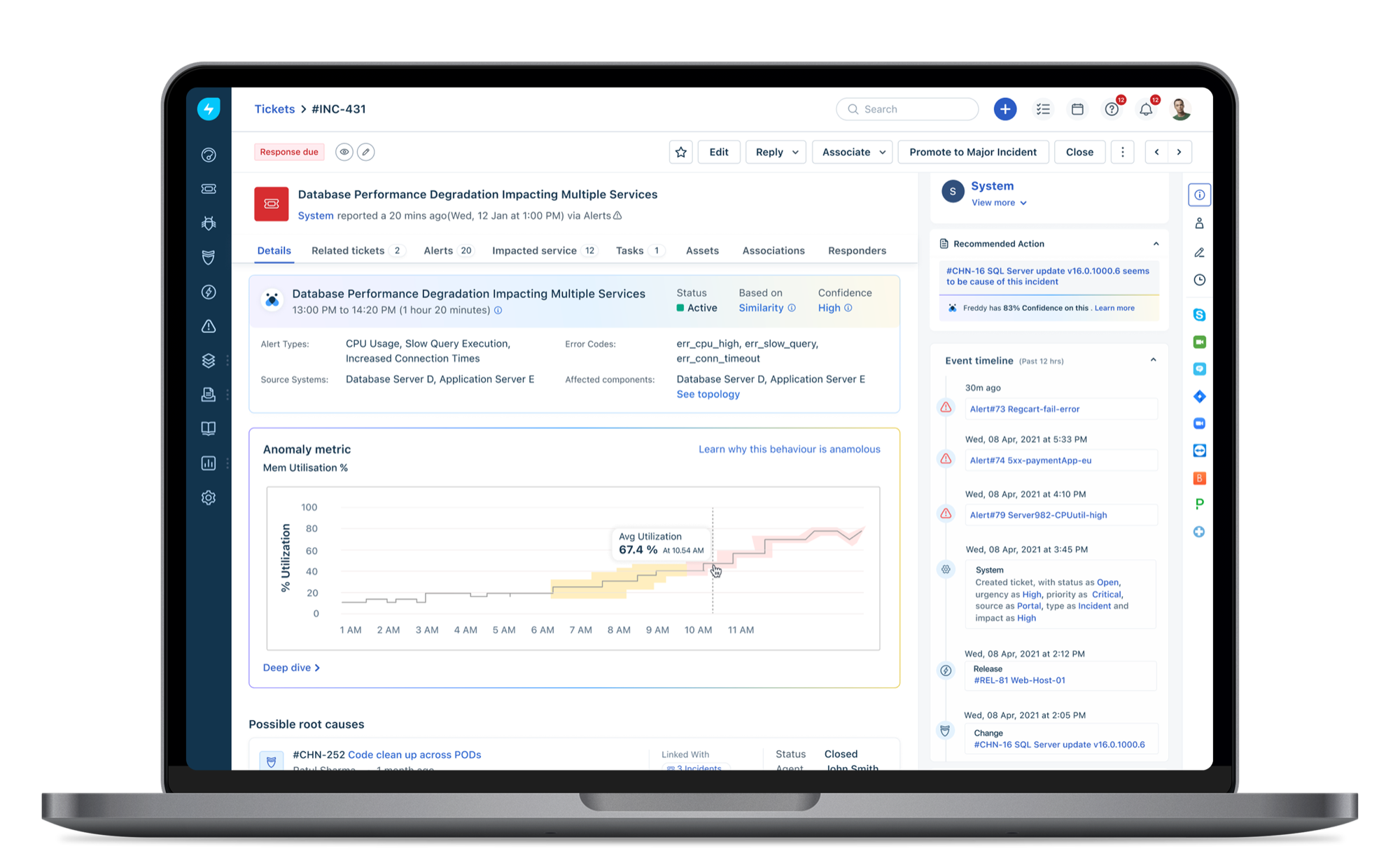 Agent workflows — Freshservice ITSM